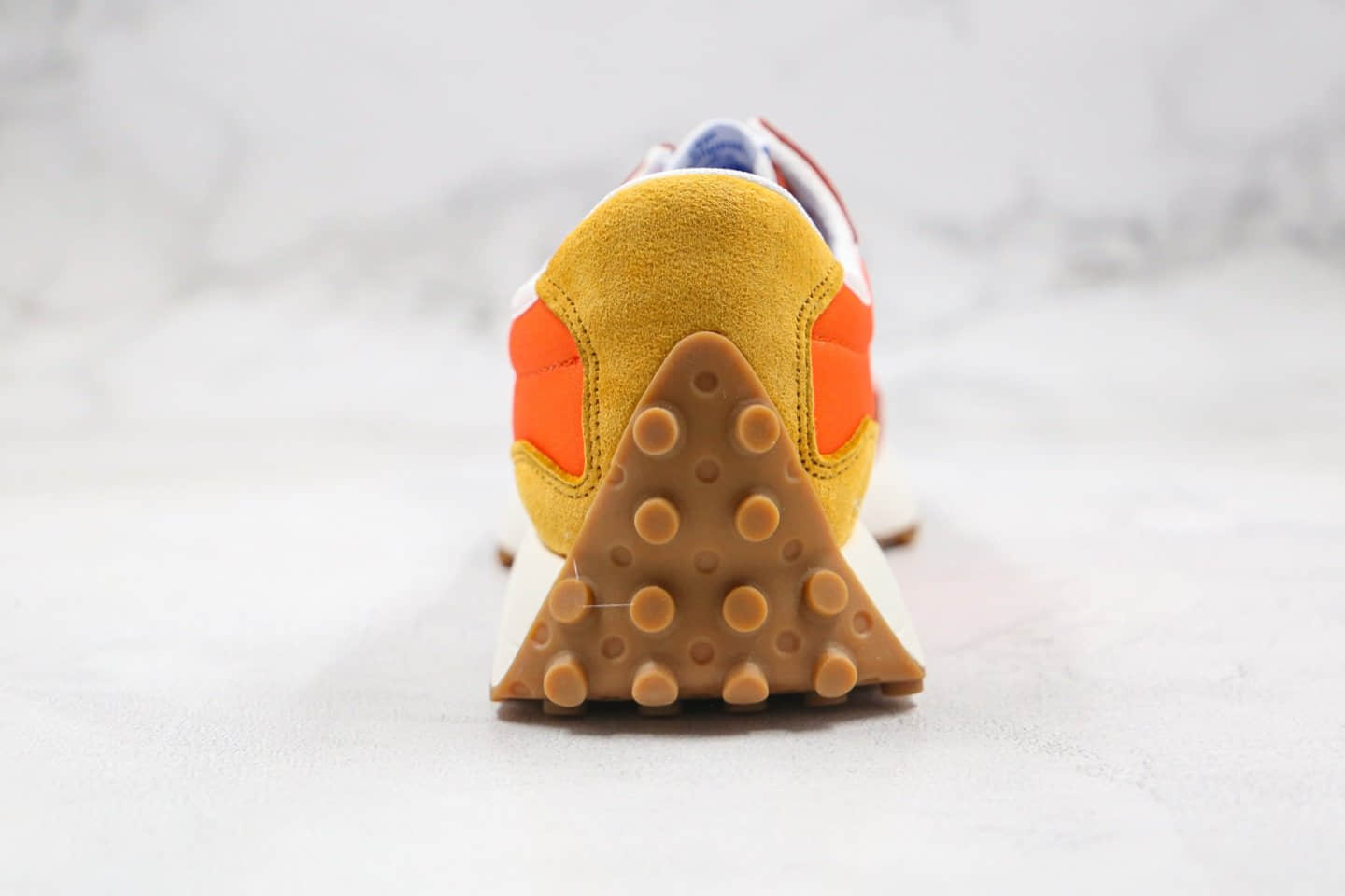 新百伦New Balance 327纯原版本复古慢跑鞋棕橙色原盒原标原档案数据开发 货号:WS327CLA