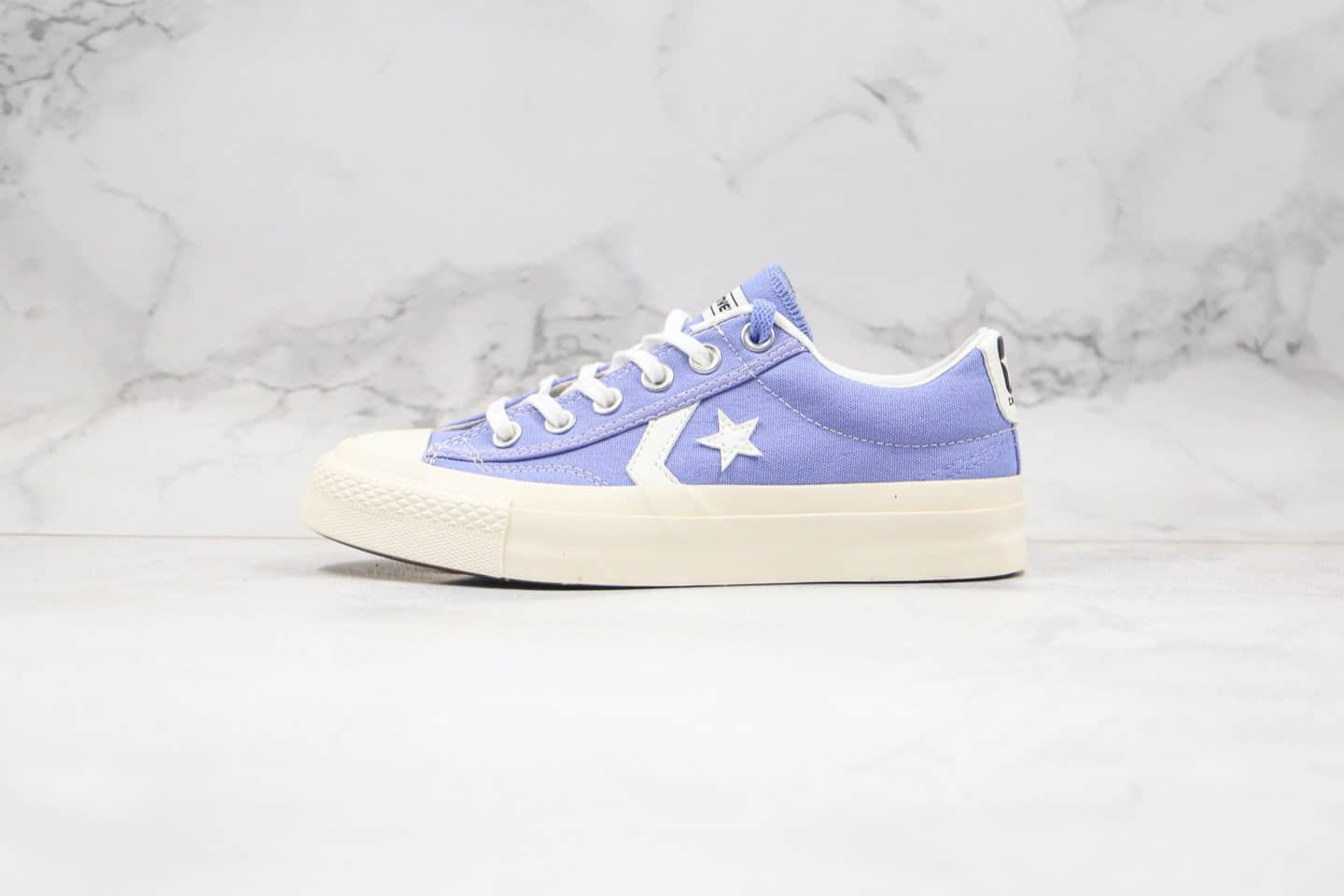 匡威Converse Japan Skateboarding BREAKSTAR SK CV OX公司级版本低帮星箭帆布香芋紫色紫罗兰正确硅蓝软中底 货号:1CL625