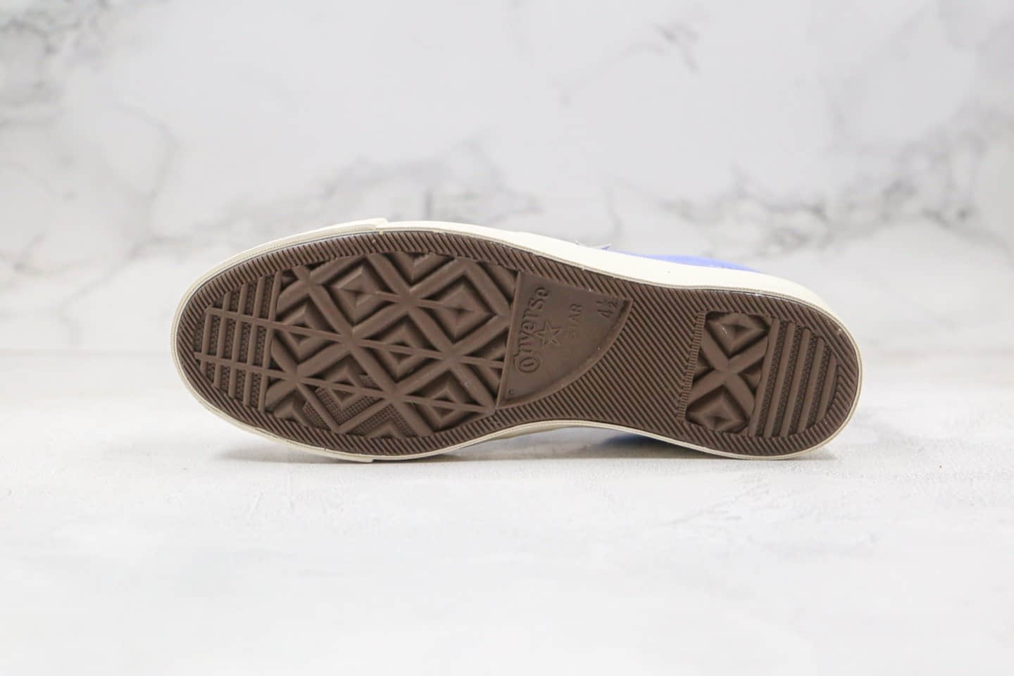 匡威Converse Japan Skateboarding BREAKSTAR SK CV OX公司级版本低帮星箭帆布香芋紫色紫罗兰正确硅蓝软中底 货号:1CL625