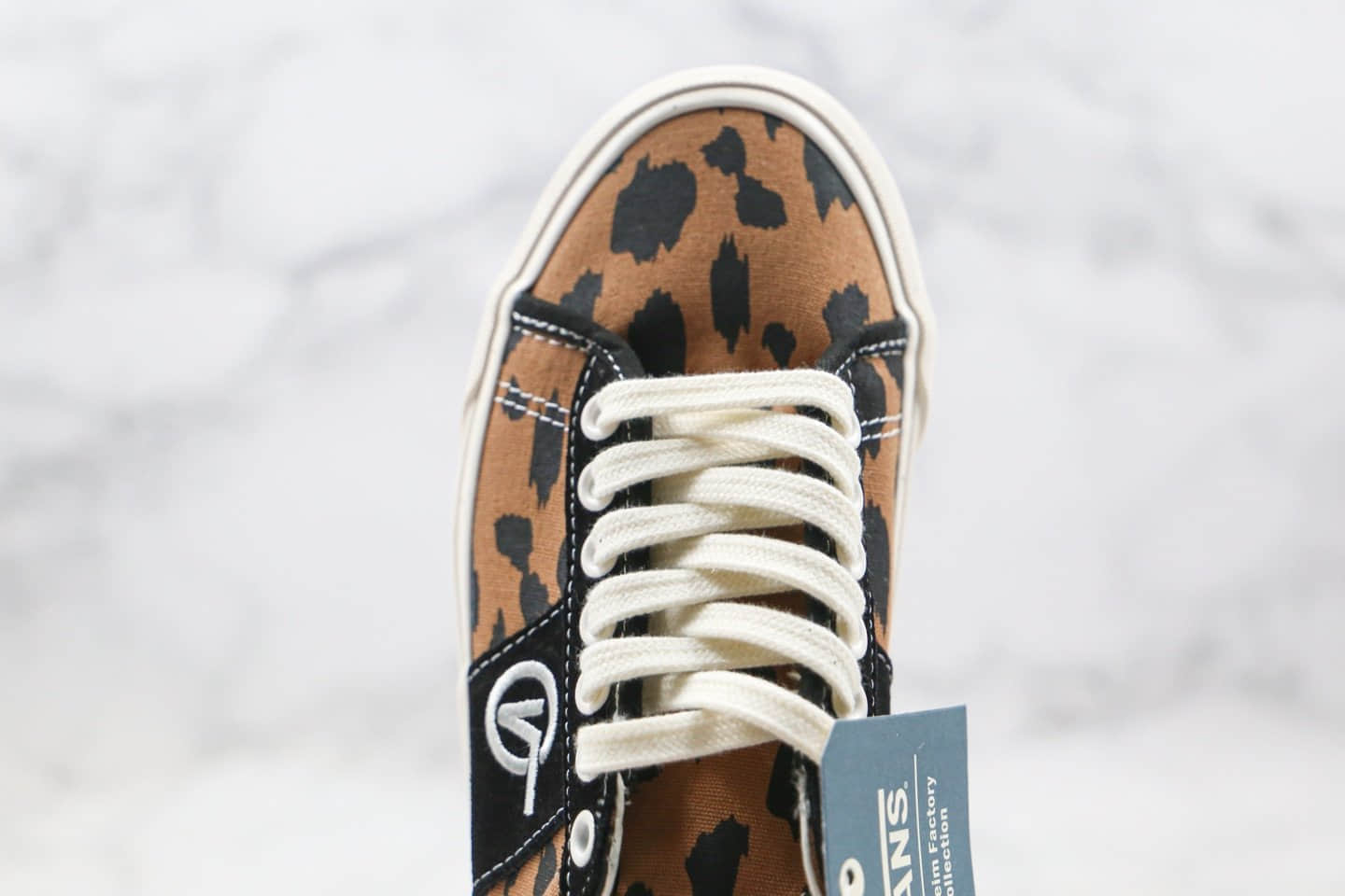 万斯Vans Vault OG Sid LX 20SS公司级版本低帮帆布鞋豹纹工艺硫化一比一 货号:VN0A4U13XES