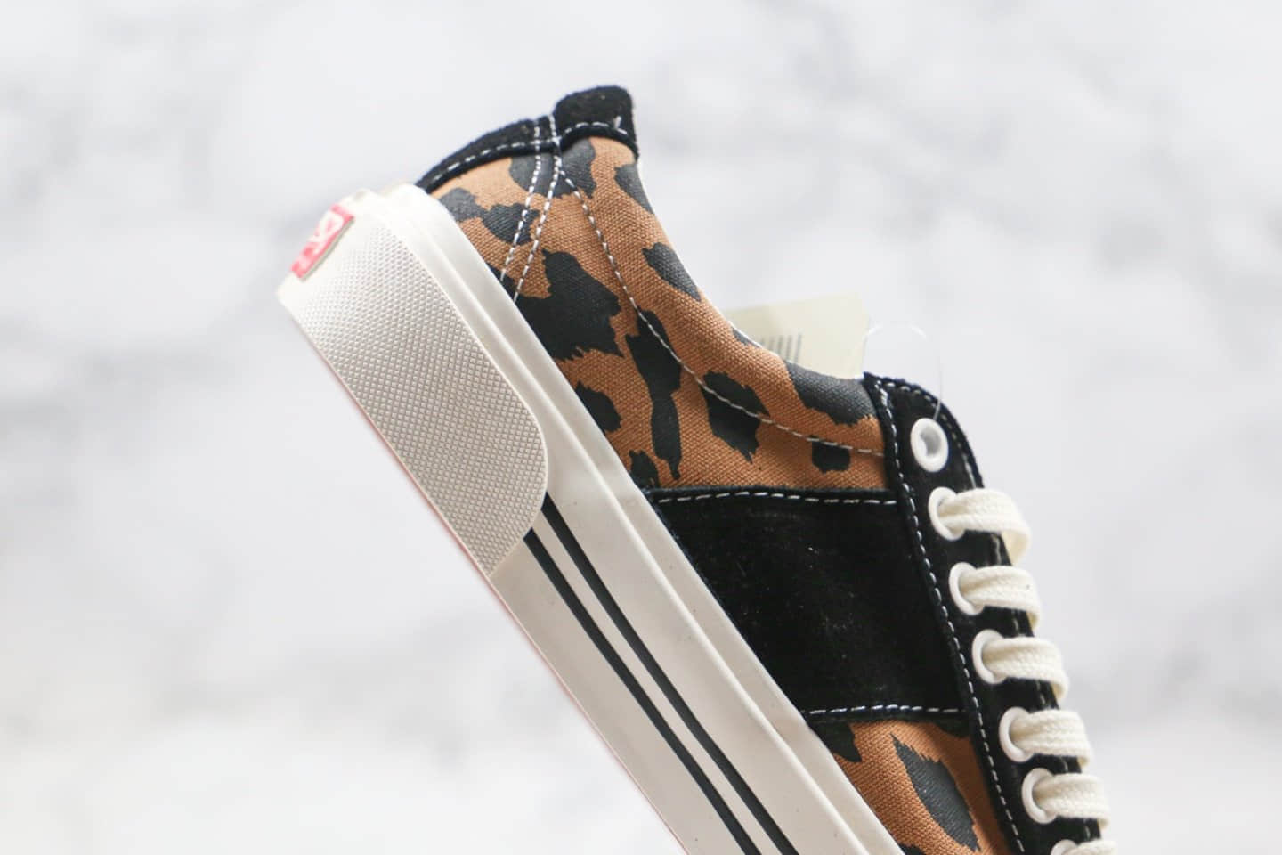 万斯Vans Vault OG Sid LX 20SS公司级版本低帮帆布鞋豹纹工艺硫化一比一 货号:VN0A4U13XES