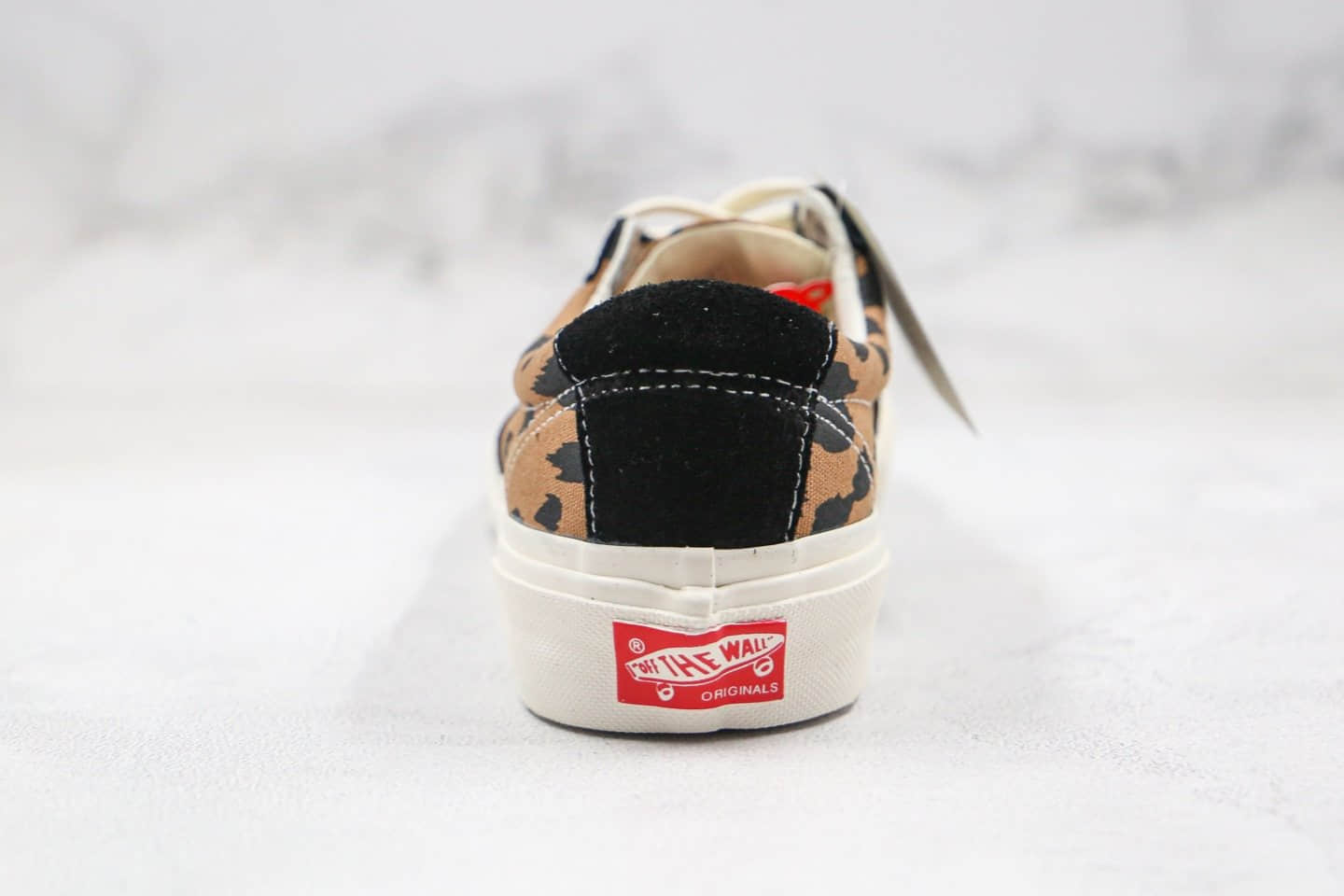 万斯Vans Vault OG Sid LX 20SS公司级版本低帮帆布鞋豹纹工艺硫化一比一 货号:VN0A4U13XES