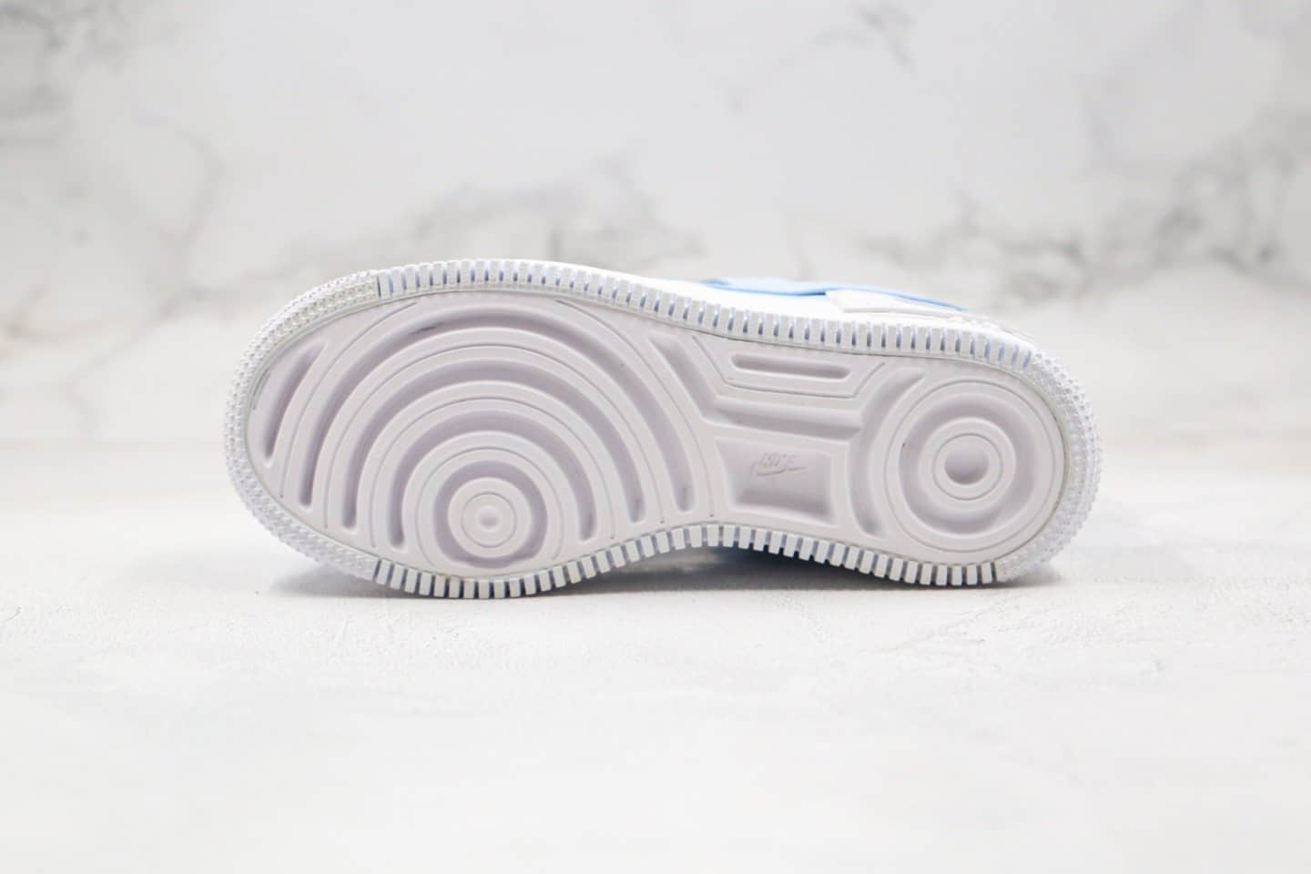 耐克Nike Air Force 1 Shadow纯原版本空军一号增高板鞋浅蓝色区别市面通货 货号:CV3020-400