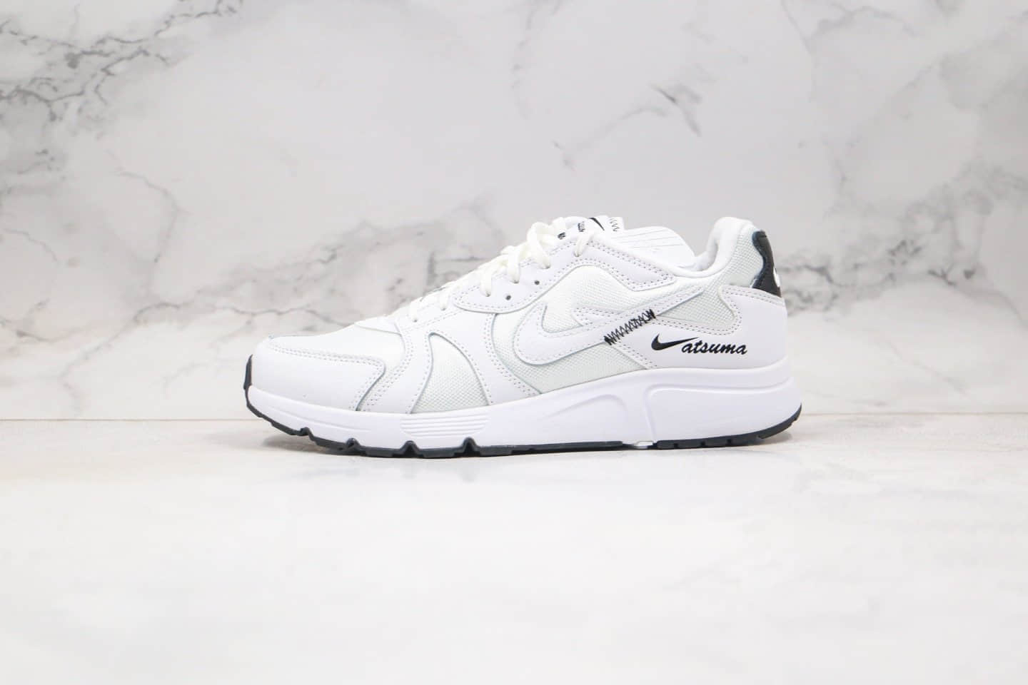 耐克Nike Atsuma纯原版本复古慢跑鞋白色原鞋开模一比一打造 货号:CD5461-100