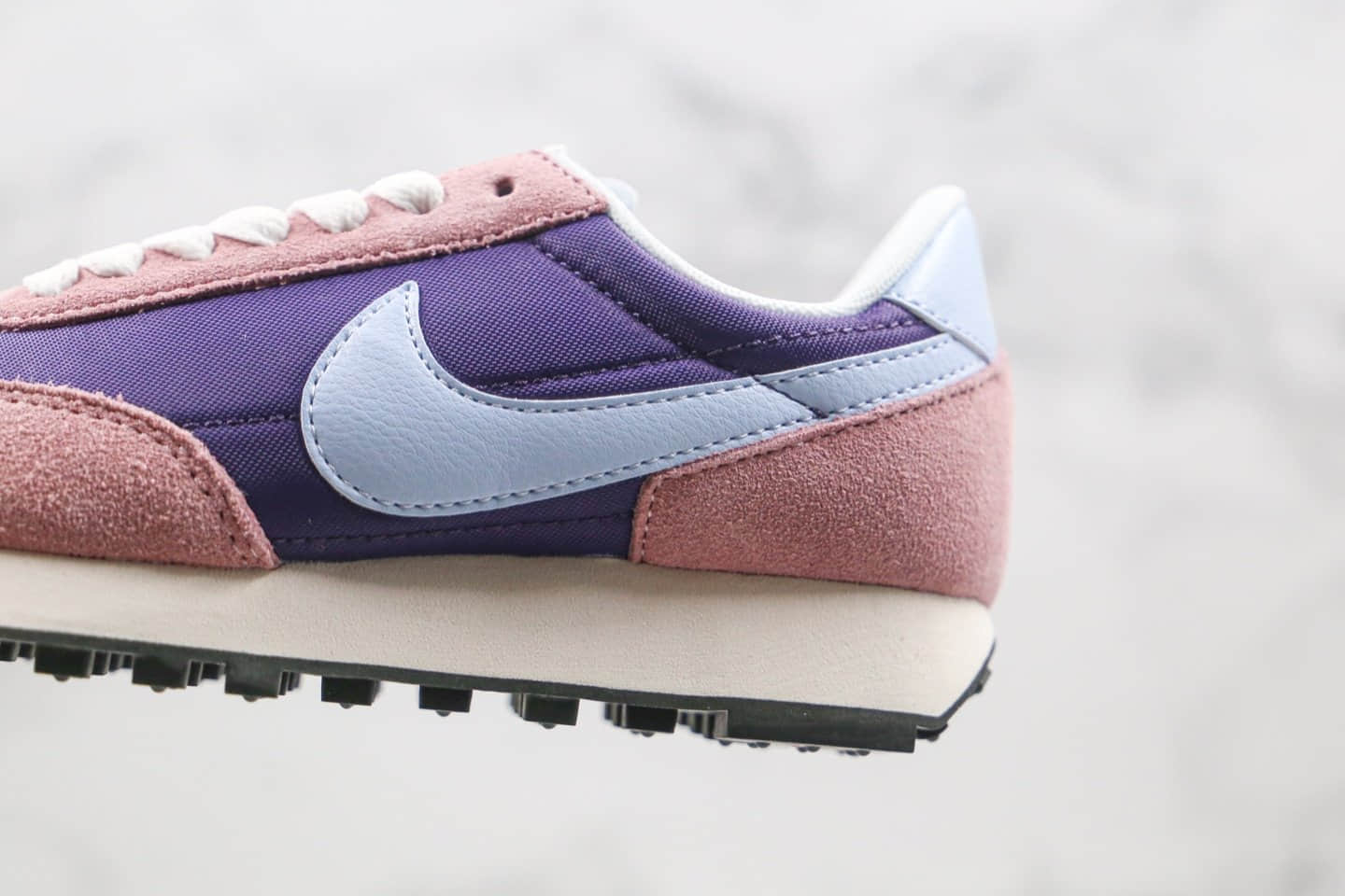 耐克Nike Wmns Daybreak公司级版本破晓系列系华夫跑鞋脏粉蓝紫色原楦开发 货号:CV2179-545