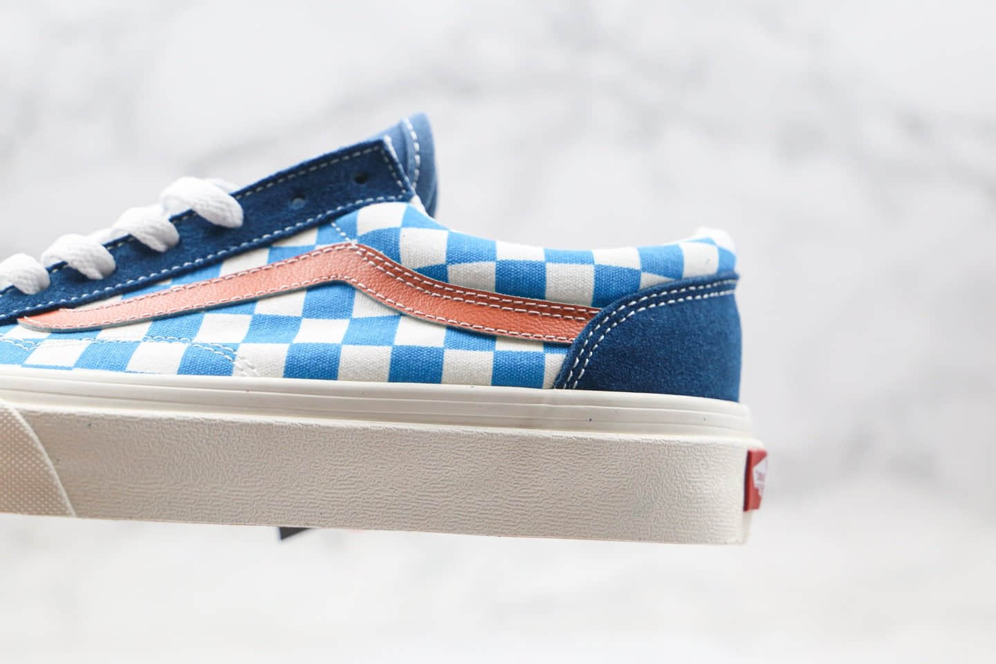 万斯Vans Style 36 SF公司级版本小头棋盘格子蓝粉色原厂硫化大底原盒原标 型号:AS47