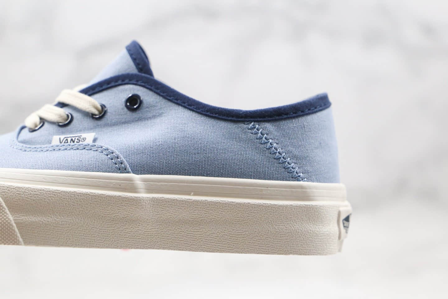 万斯Vans Pilgrim Surf + Supply公司级版本安娜海姆环保配色滨海蓝色低帮硫化板鞋原盒原标原楦头纸板打造 货号:LC133