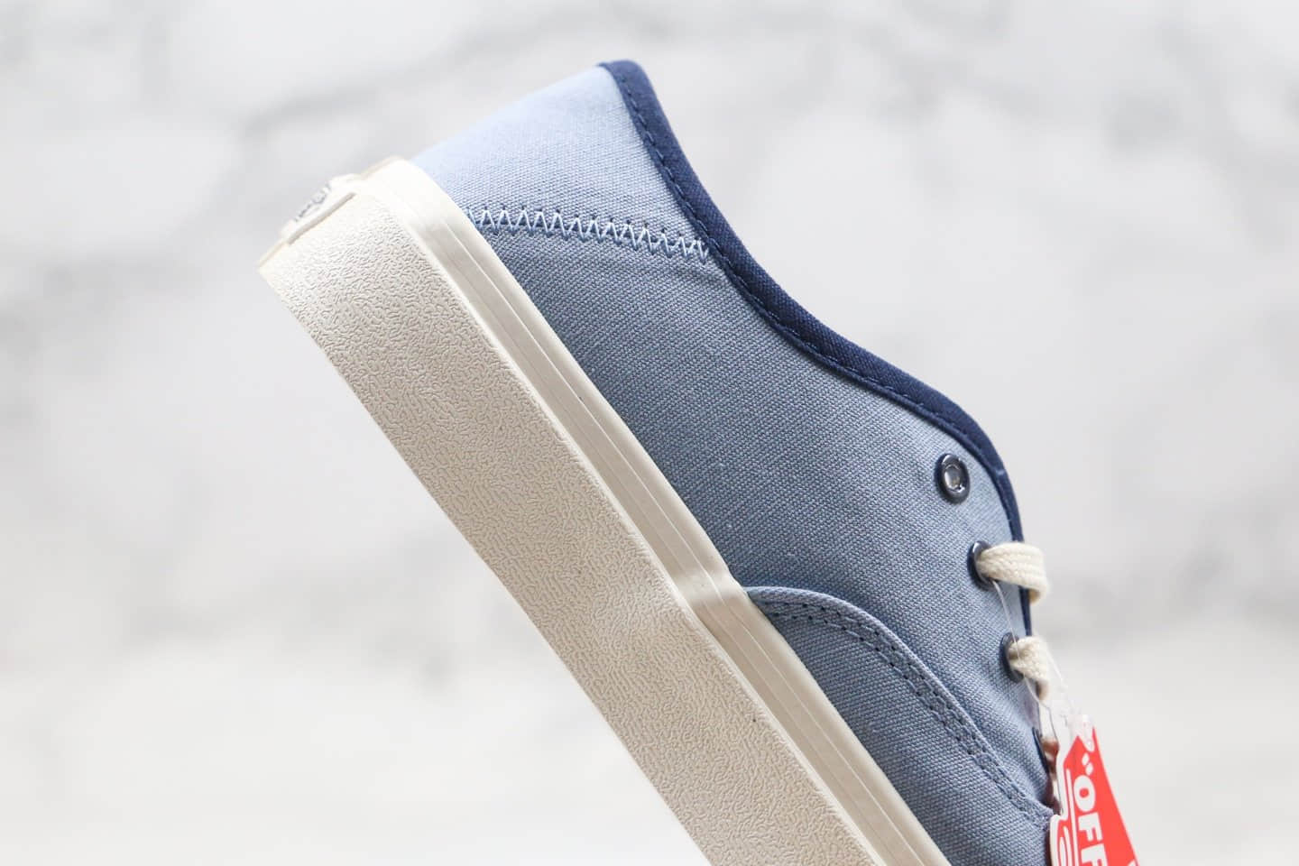 万斯Vans Pilgrim Surf + Supply公司级版本安娜海姆环保配色滨海蓝色低帮硫化板鞋原盒原标原楦头纸板打造 货号:LC133