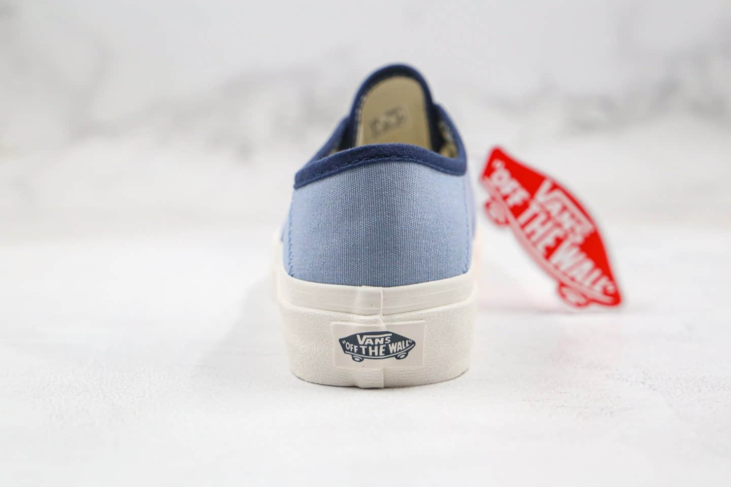万斯Vans Pilgrim Surf + Supply公司级版本安娜海姆环保配色滨海蓝色低帮硫化板鞋原盒原标原楦头纸板打造 货号:LC133