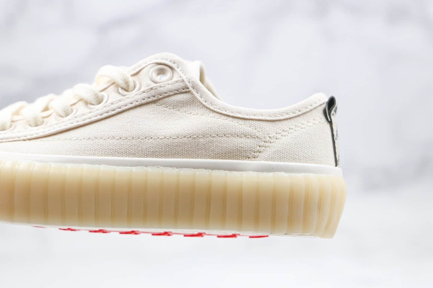 卡帕Kappa Banda纯原版本黄子韬同款低帮冰淇淋米白色饼干鞋原鞋开模一比一打造 货号:K0AW5VS18