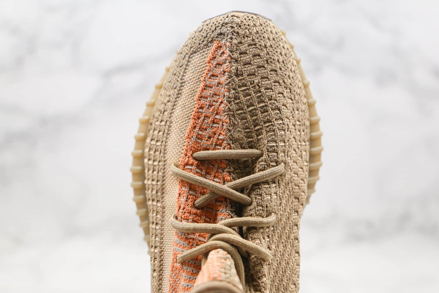 阿迪达斯adidas Yeezy Boost 350 V2公司级版本椰子350V2咖啡橙色满天星配色内置真爆米花缓震大底 货号:FZ5240