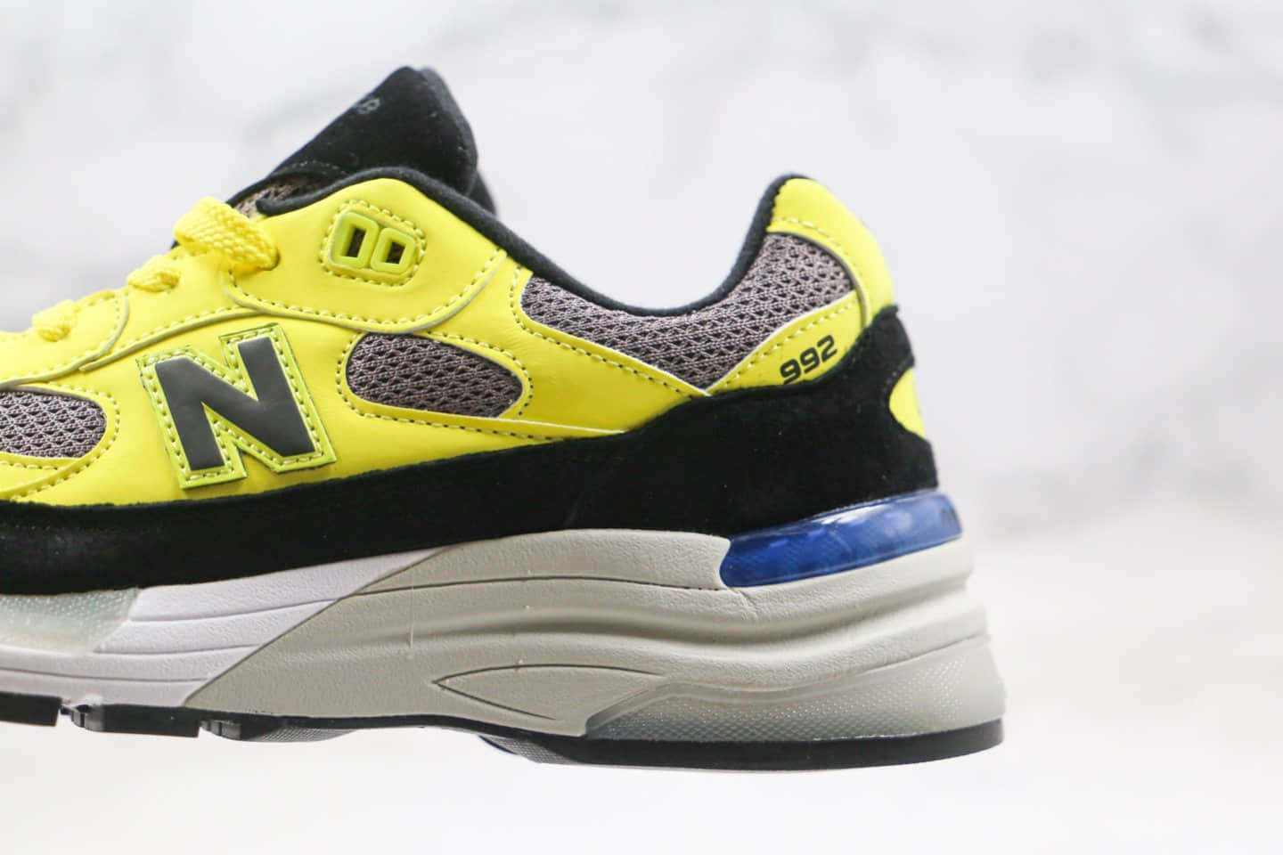 新百伦New Balance Made in USA M992纯原版本美产血统NB992黄色慢跑鞋原盒配件齐全正确鞋面材质 货号:W992FG