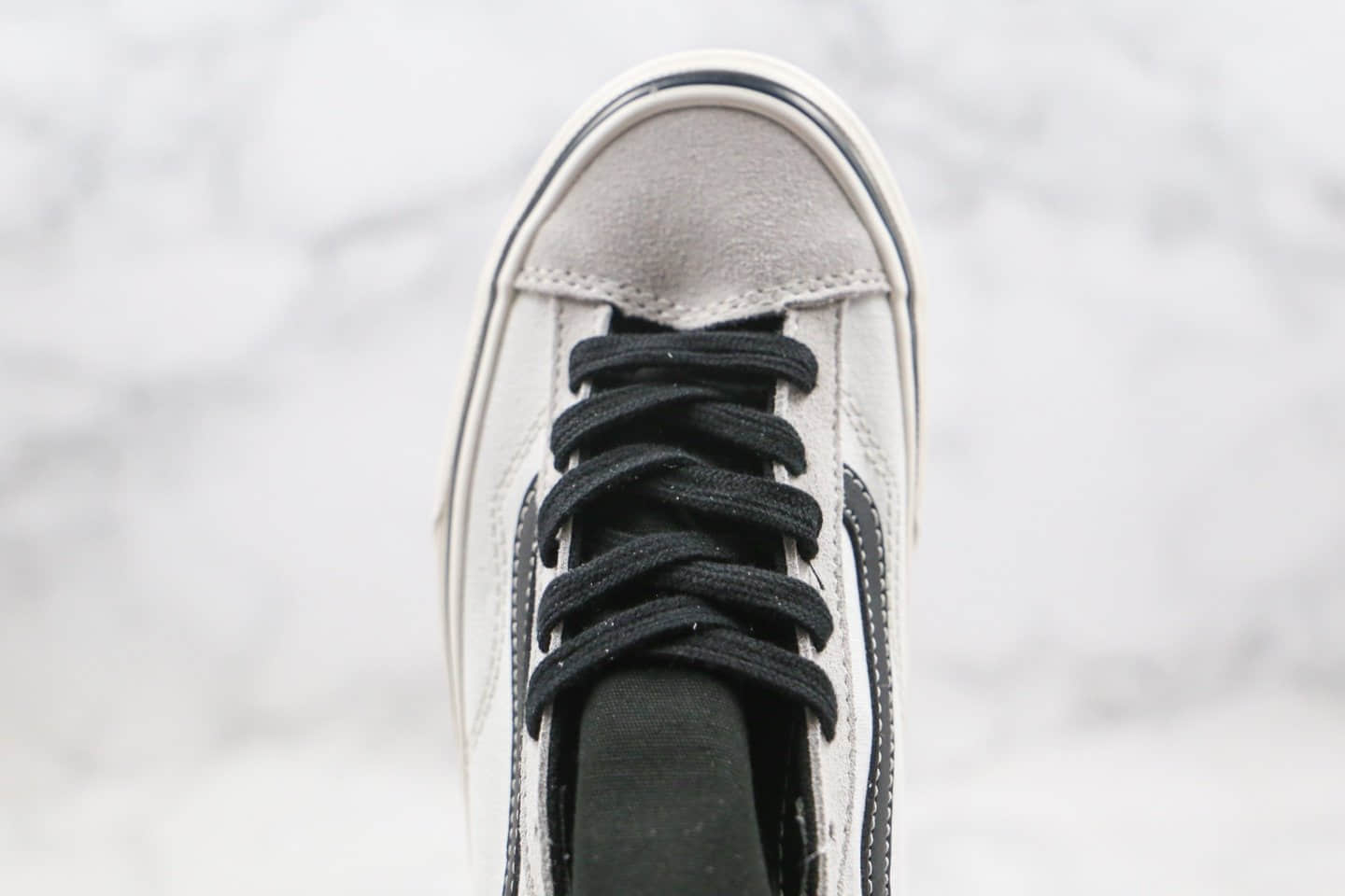 万斯VANS Style36 SF公司级版本低帮白灰色硫化板鞋内置钢印原档案数据开发 货号:VN0A3MVLXGL