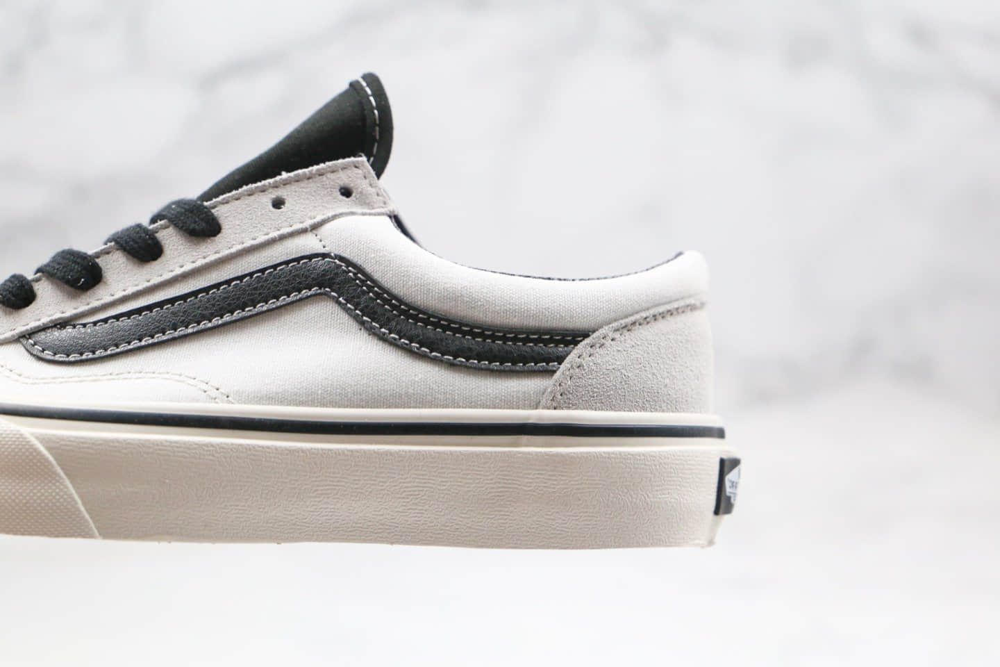 万斯VANS Style36 SF公司级版本低帮白灰色硫化板鞋内置钢印原档案数据开发 货号:VN0A3MVLXGL