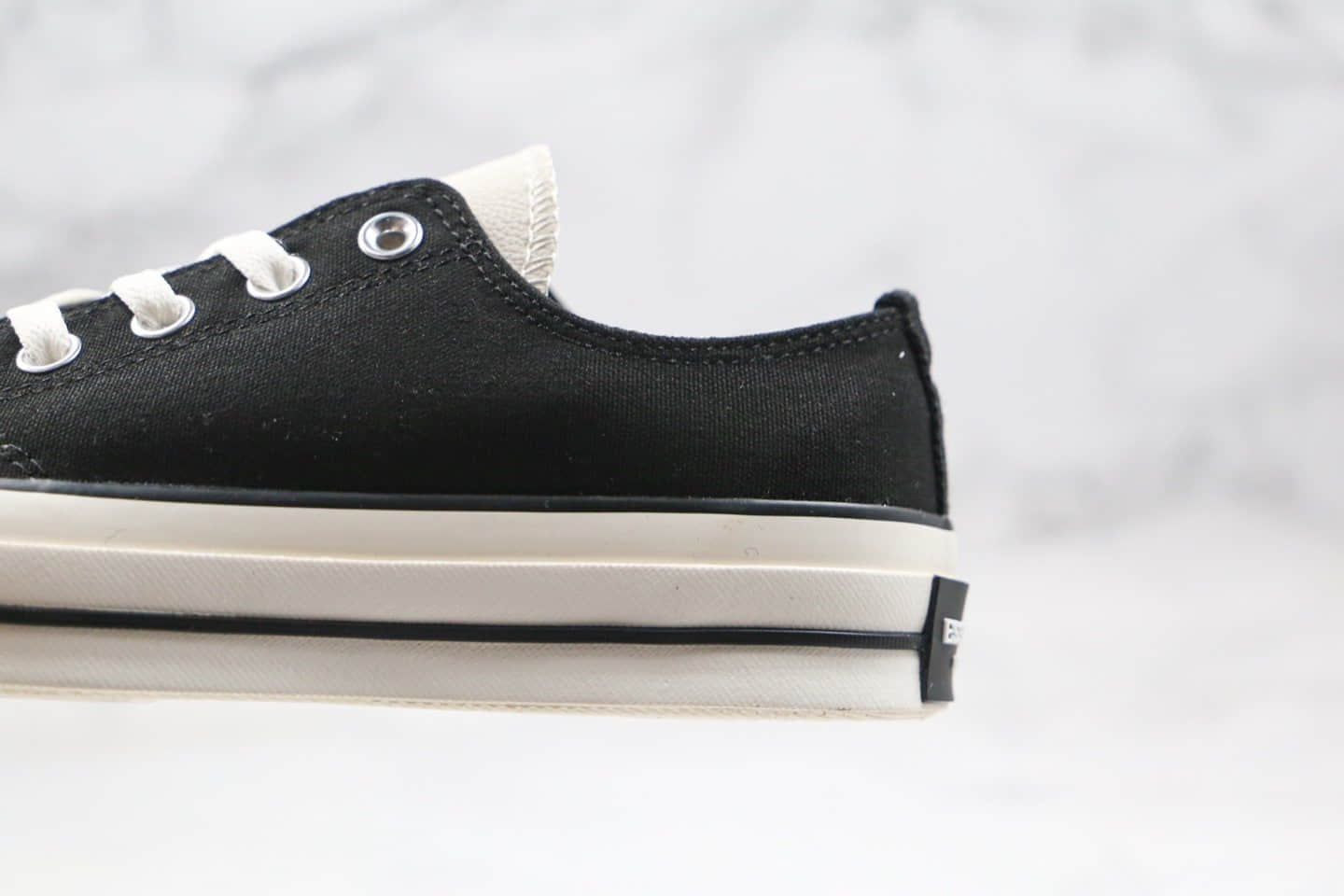 匡威Converse 70s x Fear Of God Essentials公司级版本敬畏上帝FOG联名款低帮黑色帆布鞋原档案数据开发