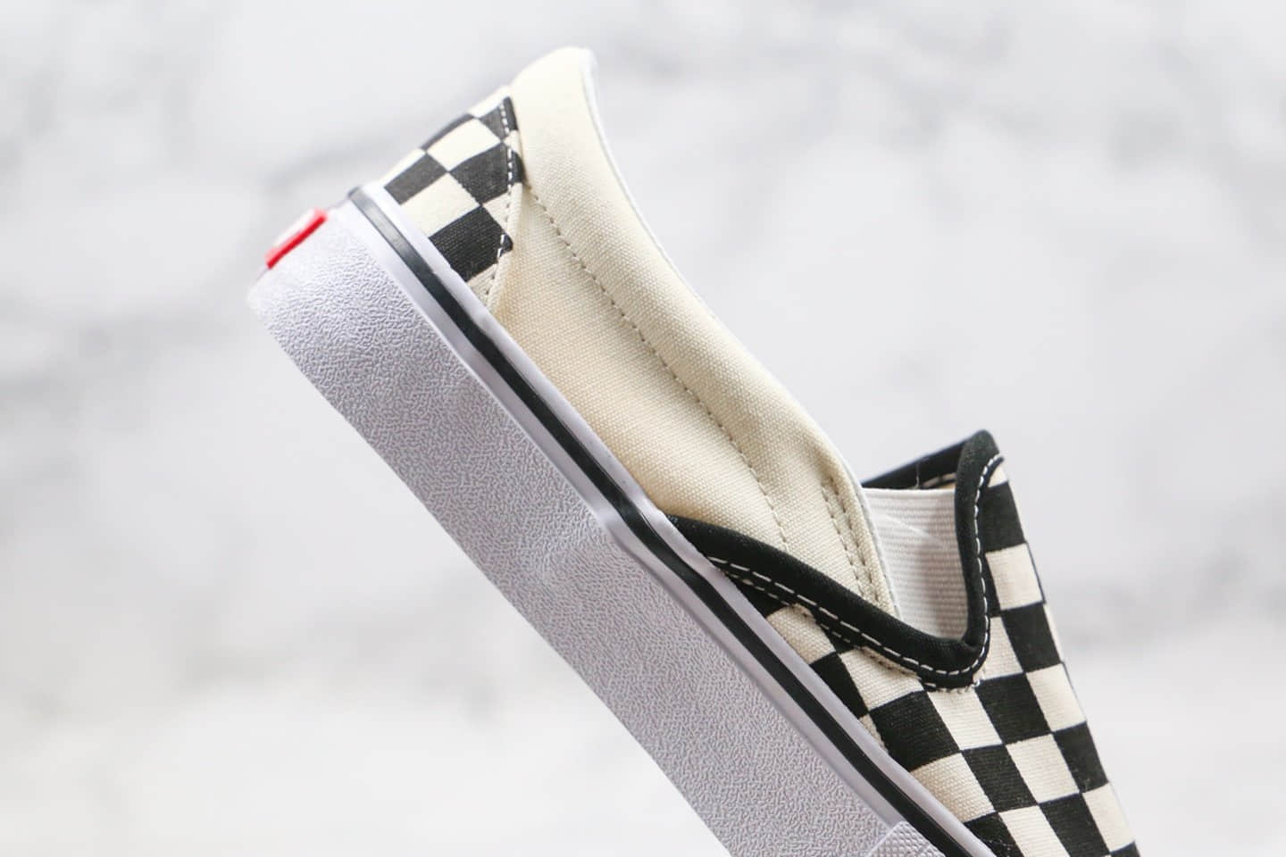 万斯Vans Slip On Pro公司级版本低帮棋盘格子黑白色一脚蹬内置钢印原档案数据开发 货号:VN0A347VAPK