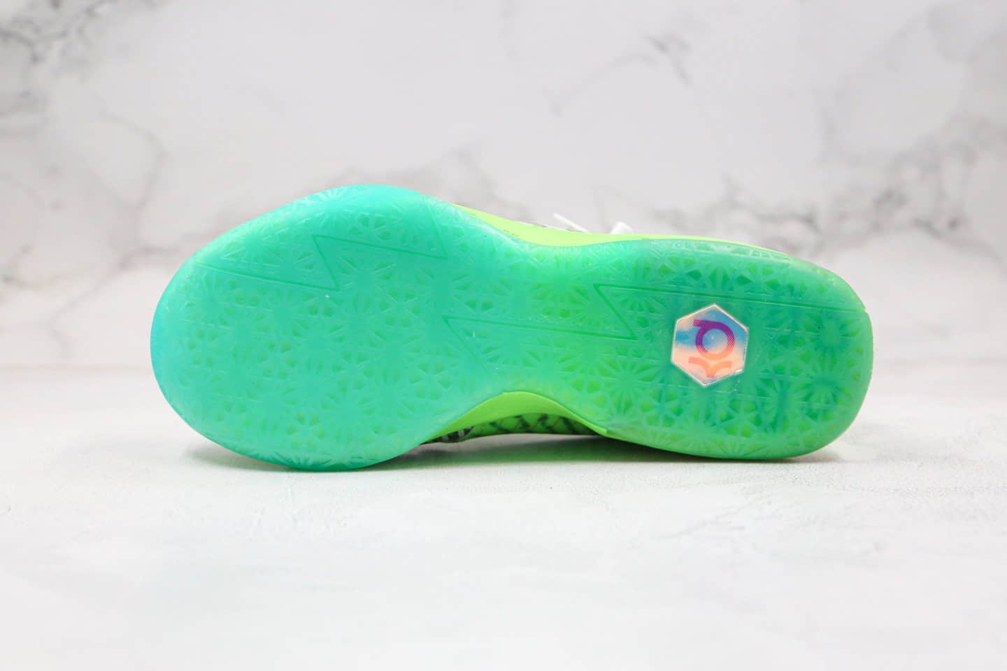 耐克Nike Zoom KD VI EP SJX纯原版本杜兰特6代篮球鞋灰绿蓝色支持实战原档案数据开发 货号:599424-121