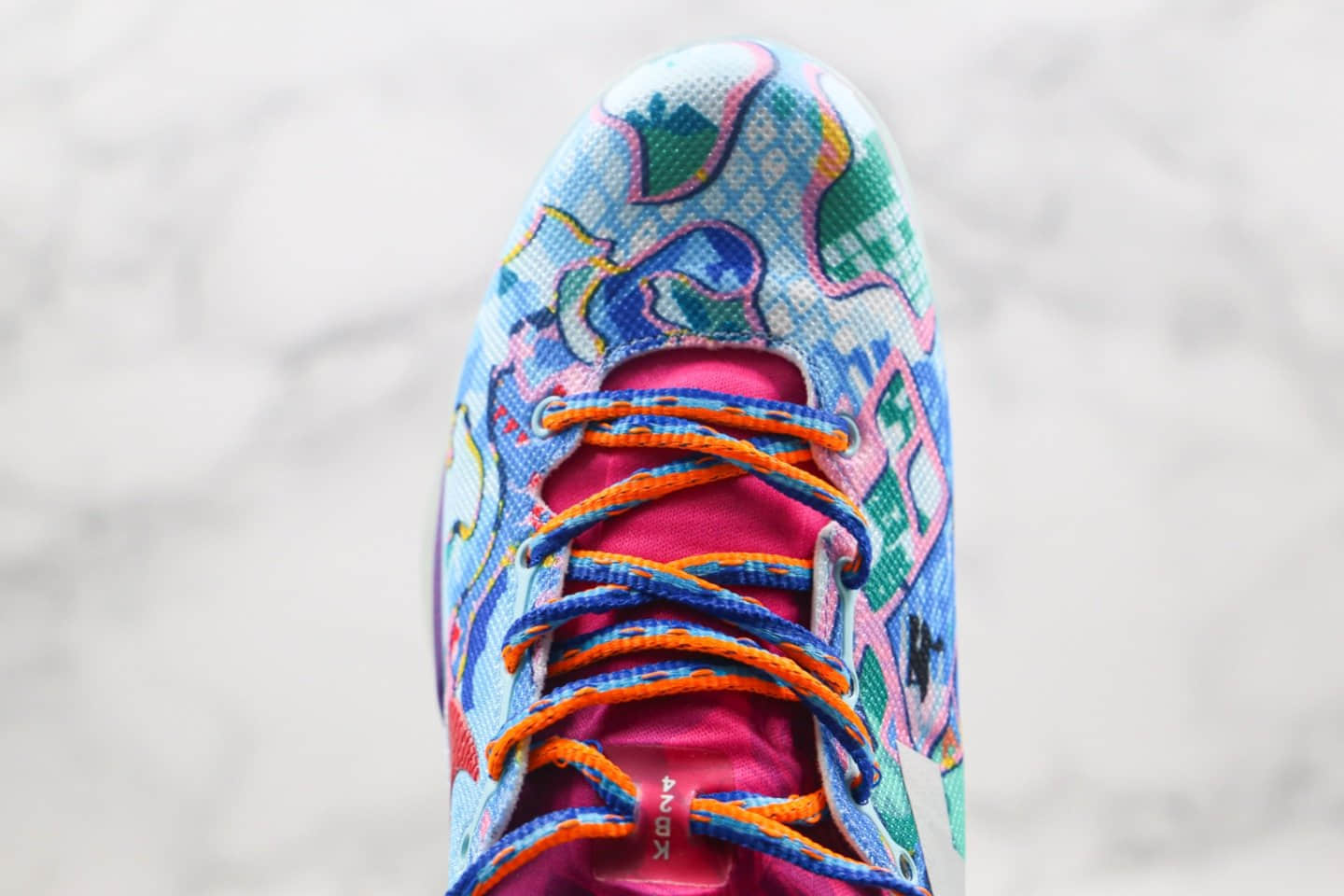 耐克Nike KOBE 8 SYSTEM GC纯原版本科比8代鸳鸯蓝绿色实战篮球鞋内置碳板气垫原档案数据开发 货号:635438-800