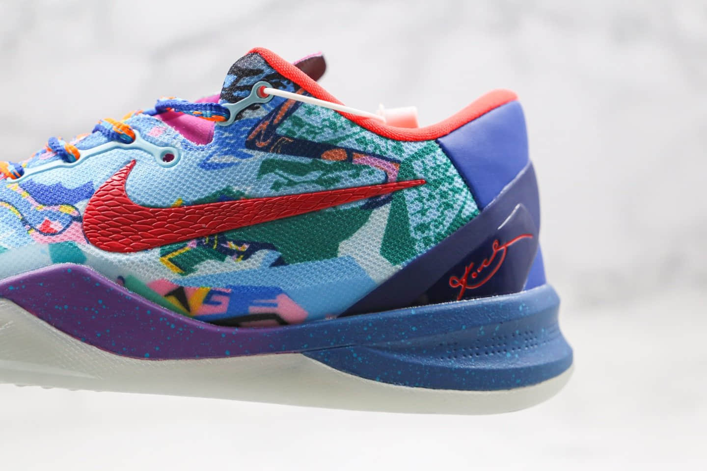 耐克Nike KOBE 8 SYSTEM GC纯原版本科比8代鸳鸯蓝绿色实战篮球鞋内置碳板气垫原档案数据开发 货号:635438-800