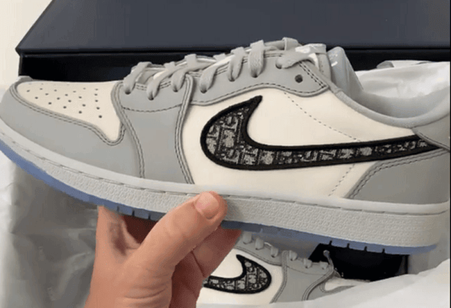 Dior x AJ1 Low开箱!绝对高规格! 货号:CN8608-002