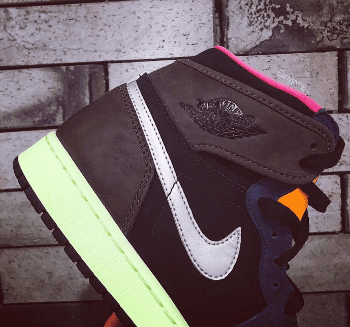 酷似05年UNDFTD 联名!全新AJ1实物图曝光! 货号:555555-201