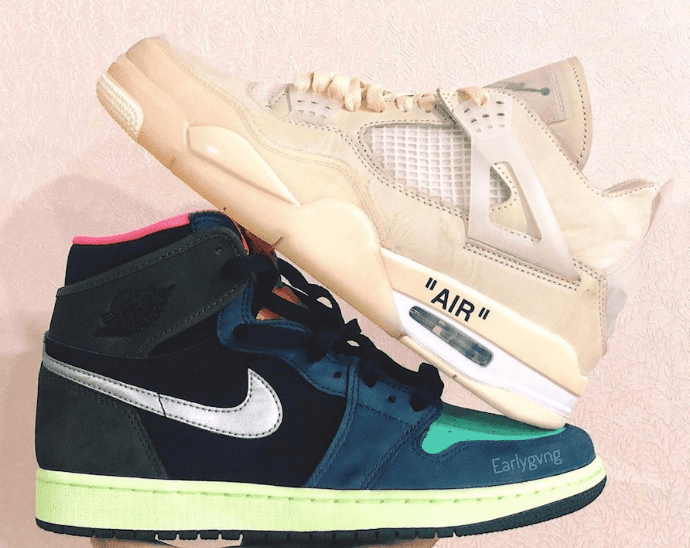 酷似05年UNDFTD 联名!全新AJ1实物图曝光! 货号:555555-201