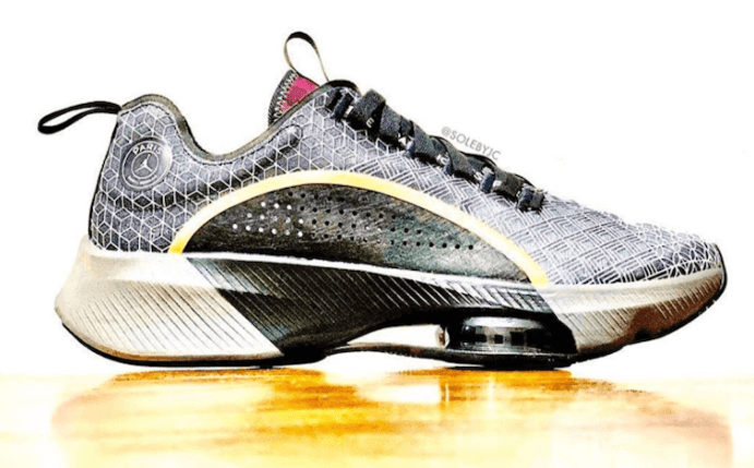 全新大巴黎Jordan联名曝光!破2战靴同款气垫! 货号:CZ3957-001