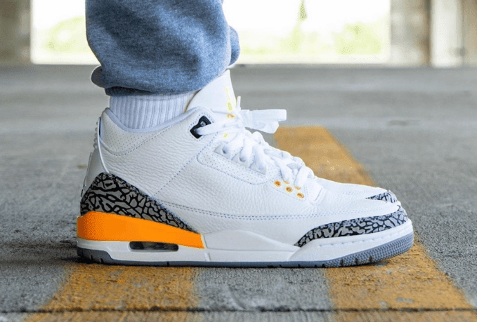 白橙AJ3上脚图释出!下月发售! 货号:CK9246-108