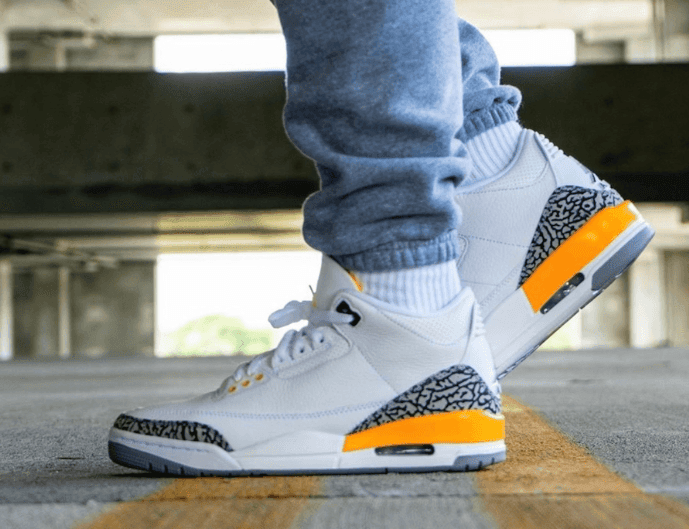 白橙AJ3上脚图释出!下月发售! 货号:CK9246-108