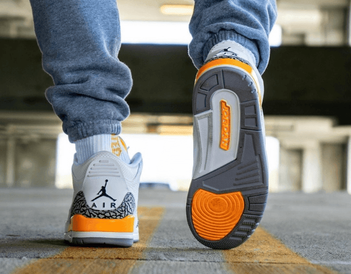 白橙AJ3上脚图释出!下月发售! 货号:CK9246-108