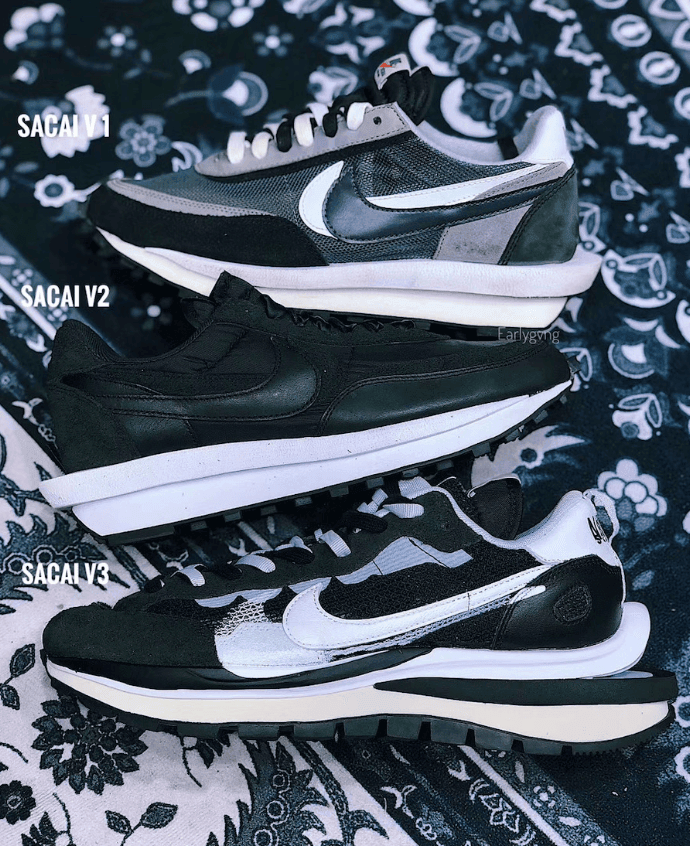 sacai x Nike VaporWaffle联名实物细节图曝光!潮流有格调!