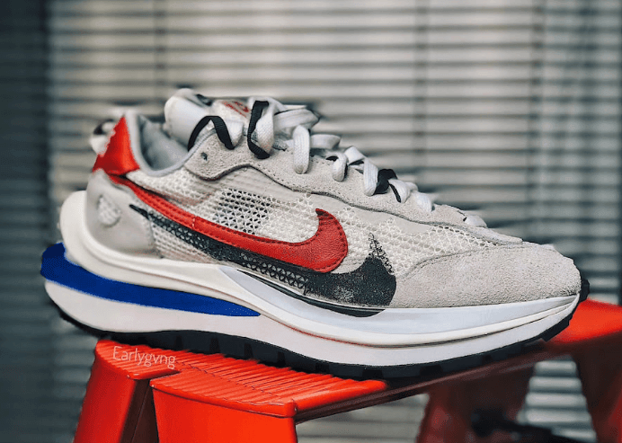 sacai x Nike VaporWaffle联名实物细节图曝光!潮流有格调!