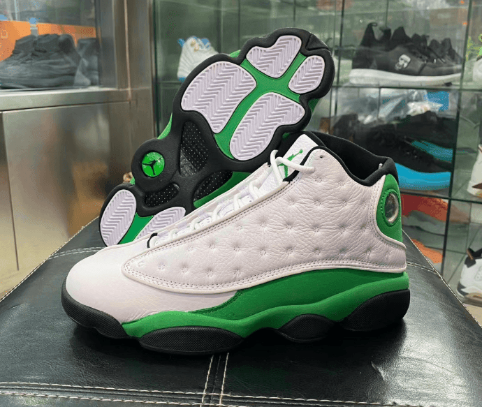 酷似天价雷阿伦PE!AJ13 “Lucky Green”发售延期! 货号:DB6537-113