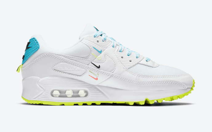 一排Swoosh有点亮眼!全新Air Max 90“Worldwide”即将发售! 货号:CK7069-100