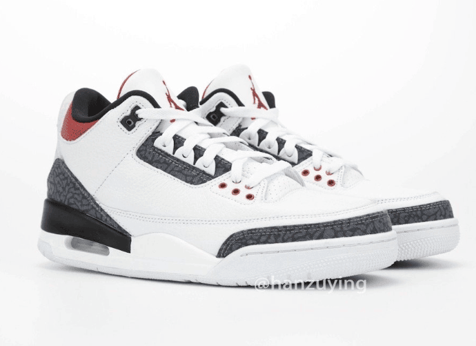 全新Air Jordan 3颜值不俗!实物图抢眼! 货号:CZ6431-100