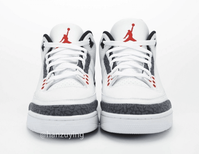 全新Air Jordan 3颜值不俗!实物图抢眼! 货号:CZ6431-100
