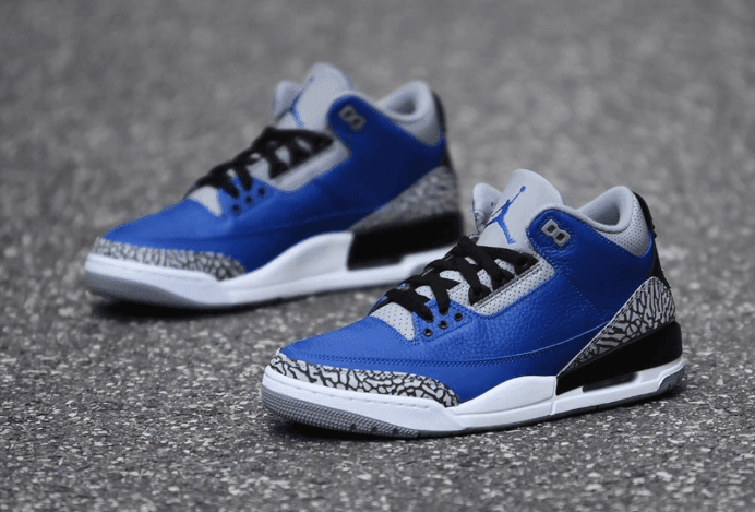 DJ Khaled天价联名双胞胎!黑蓝AJ3释出最新实物图! 货号:CT8532-400