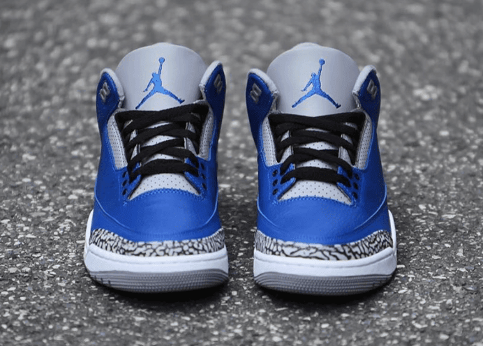 DJ Khaled天价联名双胞胎!黑蓝AJ3释出最新实物图! 货号:CT8532-400