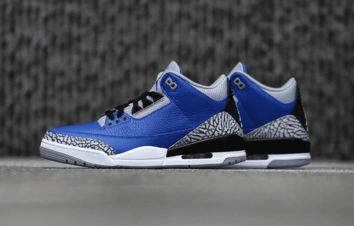 DJ Khaled天价联名双胞胎!黑蓝AJ3释出最新实物图! 货号:CT8532-400