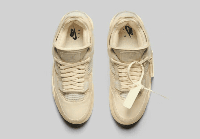 支持公益!Virgil Abloh 拍卖未市售 OW x AJ 4 “Sail”!还能拥有个人签名!