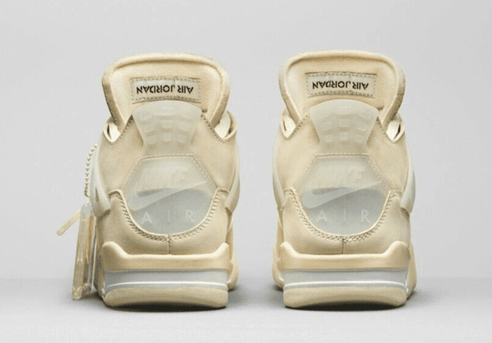 支持公益!Virgil Abloh 拍卖未市售 OW x AJ 4 “Sail”!还能拥有个人签名!