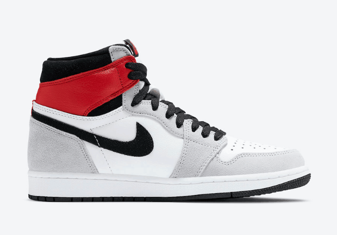 AJ1浅烟灰官图释出!下月发售! 货号:555088-126