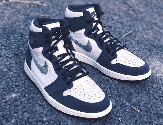 日本限定复刻回归!AJ1午夜海军蓝最新实物图曝光! 货号:DC1788-100