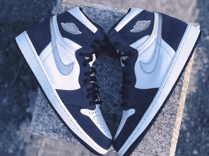 日本限定复刻回归!AJ1午夜海军蓝最新实物图曝光! 货号:DC1788-100