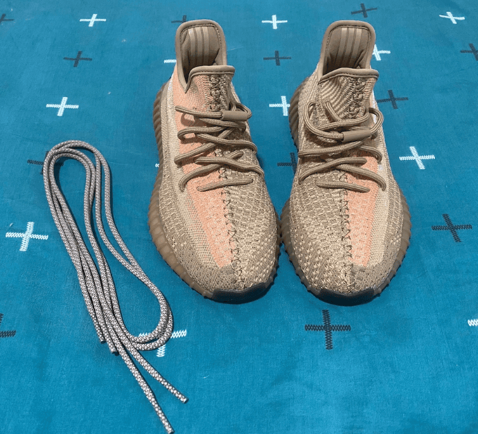 3M反光鞋带!全新Yeezy 350 v2“ Eliada”完整实物图曝光!