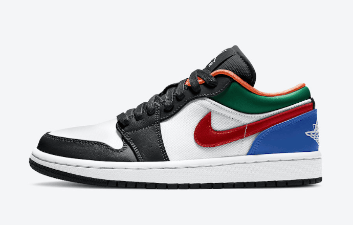 黑脚趾+多色拼接!全新Air Jordan 1 Low即将发售! 货号:CZ4776-101