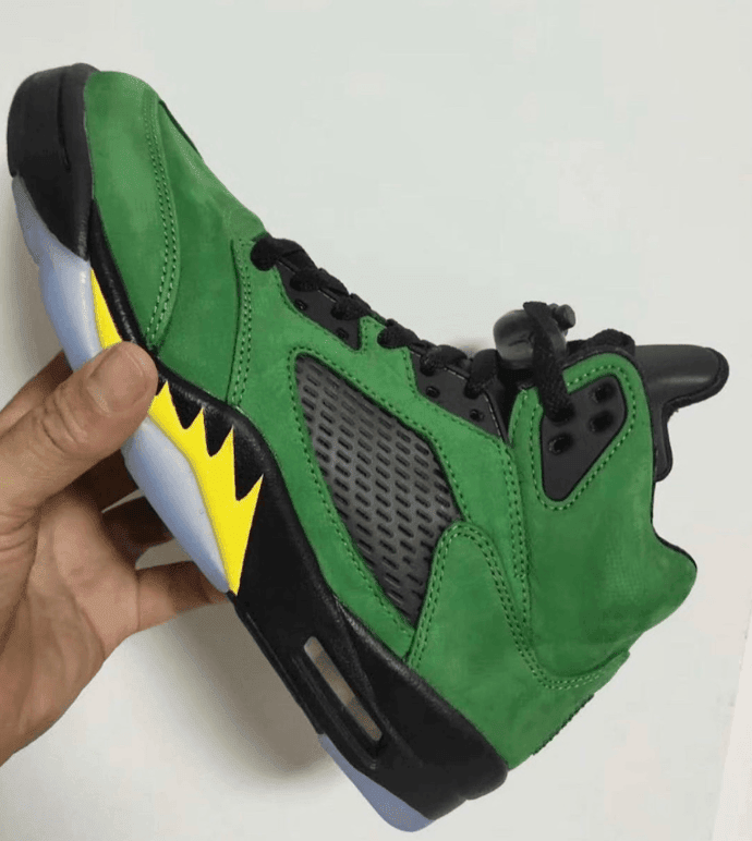 天价俄勒冈 AJ5 PE 市售!实物首度曝光!今年9月发售! 货号:CK6631-307