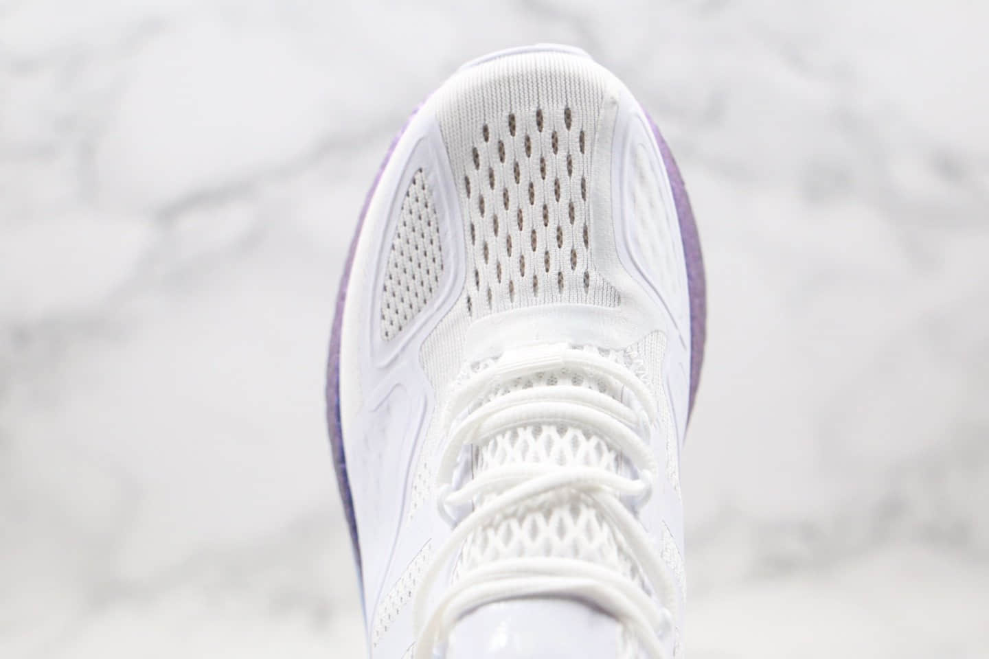 阿迪达斯Adidas Originals ZX 2K Boost纯原版本易烊千玺同款ZX 2K爆米花运动跑鞋白紫色原盒原标 货号:FV2928