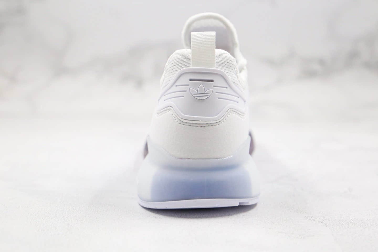 阿迪达斯Adidas Originals ZX 2K Boost纯原版本易烊千玺同款ZX 2K爆米花运动跑鞋白紫色原盒原标 货号:FV2928