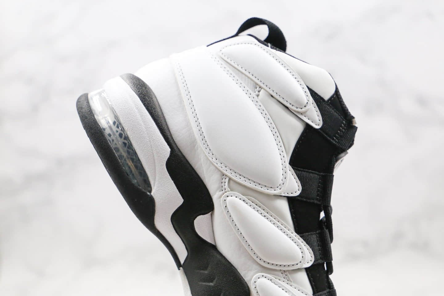 耐克Nike Air Max270 Uptempo'94纯原版本皮蓬二代篮球鞋白黑色原档案数据开发支持实战 货号:922934-102